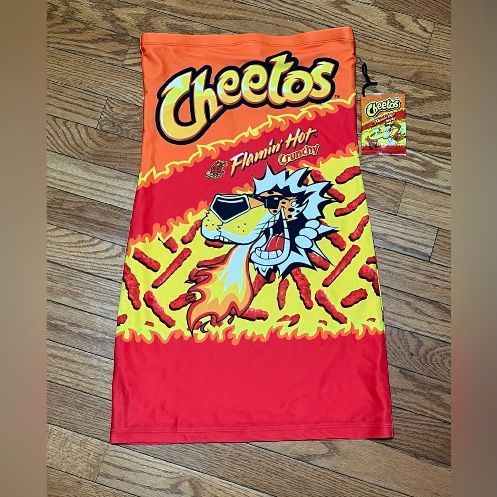 Forever 21 Cheetos Flamin' Hot Dress - Red and Orange